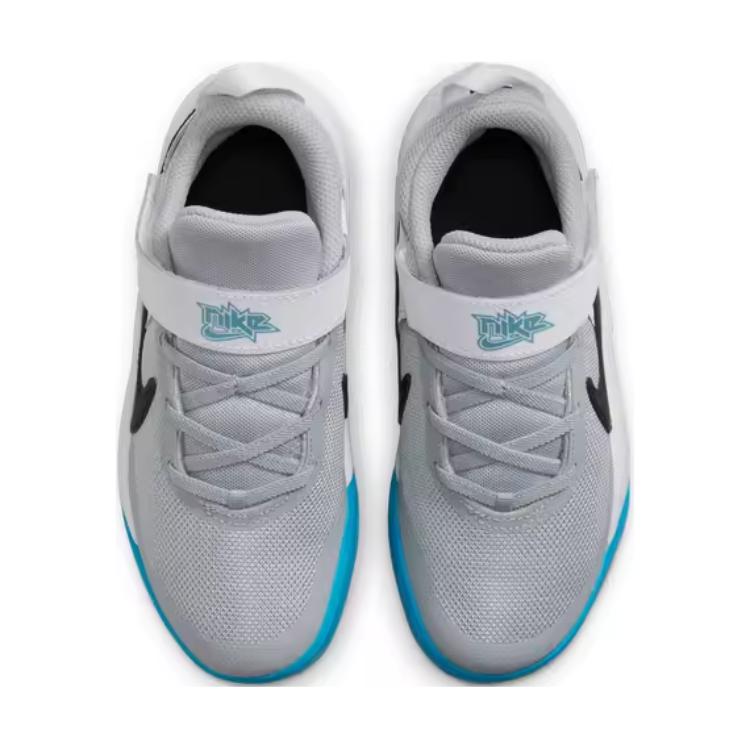 Nike Team Hustle D 10 Серый Синий Молния PS CW6736-104