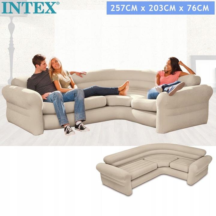 Air Bed Corner Sofa 203 X 257 X 76 Cm #68575