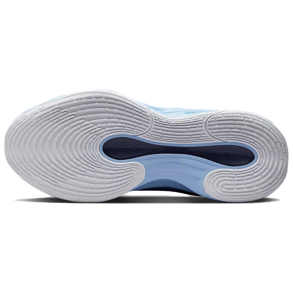 Nike GT Hustle Academy Anti Slip Wear Resistant Low Top Basketball Shoes Unisex Blue Basketball Shoes FJ7808-401