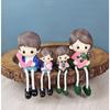 1 Set Hanging Legs Romantic Couple Showpiece | Cute Boy &Girl | Gift for Him/Her, Mother's Day, Home Décor, Living Room, Bedroom