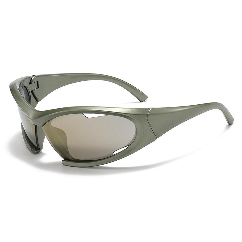 Future wind YK hollow lenses high-end sunglasses men and women new ins Internet celebrity European and American sunglasses tide
