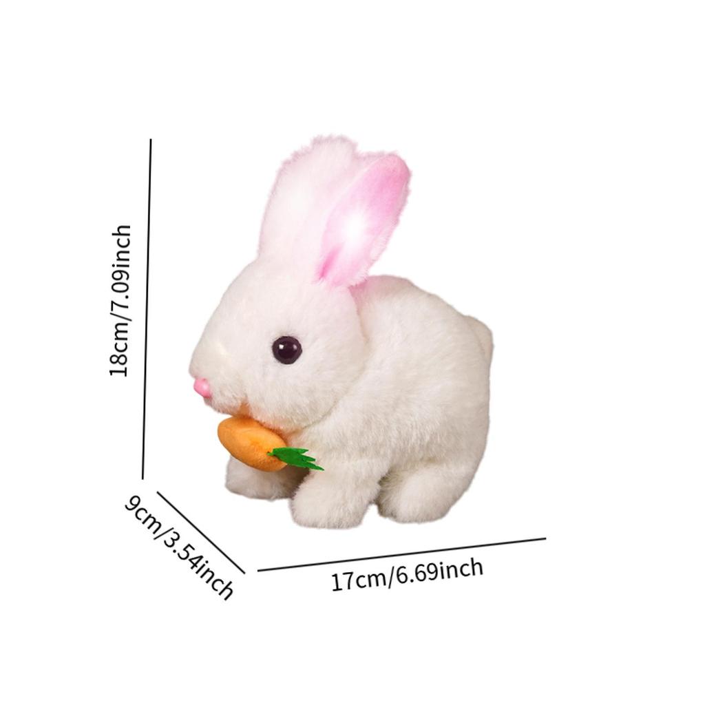 Mini Realistic Cute Plush Rabbits Lifelike Animal Easter Bunny Simulation Toy Model Gift Miniatures Decorations (Rabbit Plush Toys