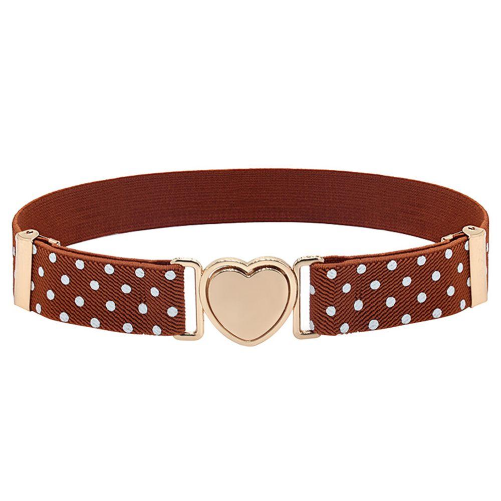 Подростковый регулируемый эластичный пояс-сердце Эластичные пояса Пояс для талии для девочек Платья