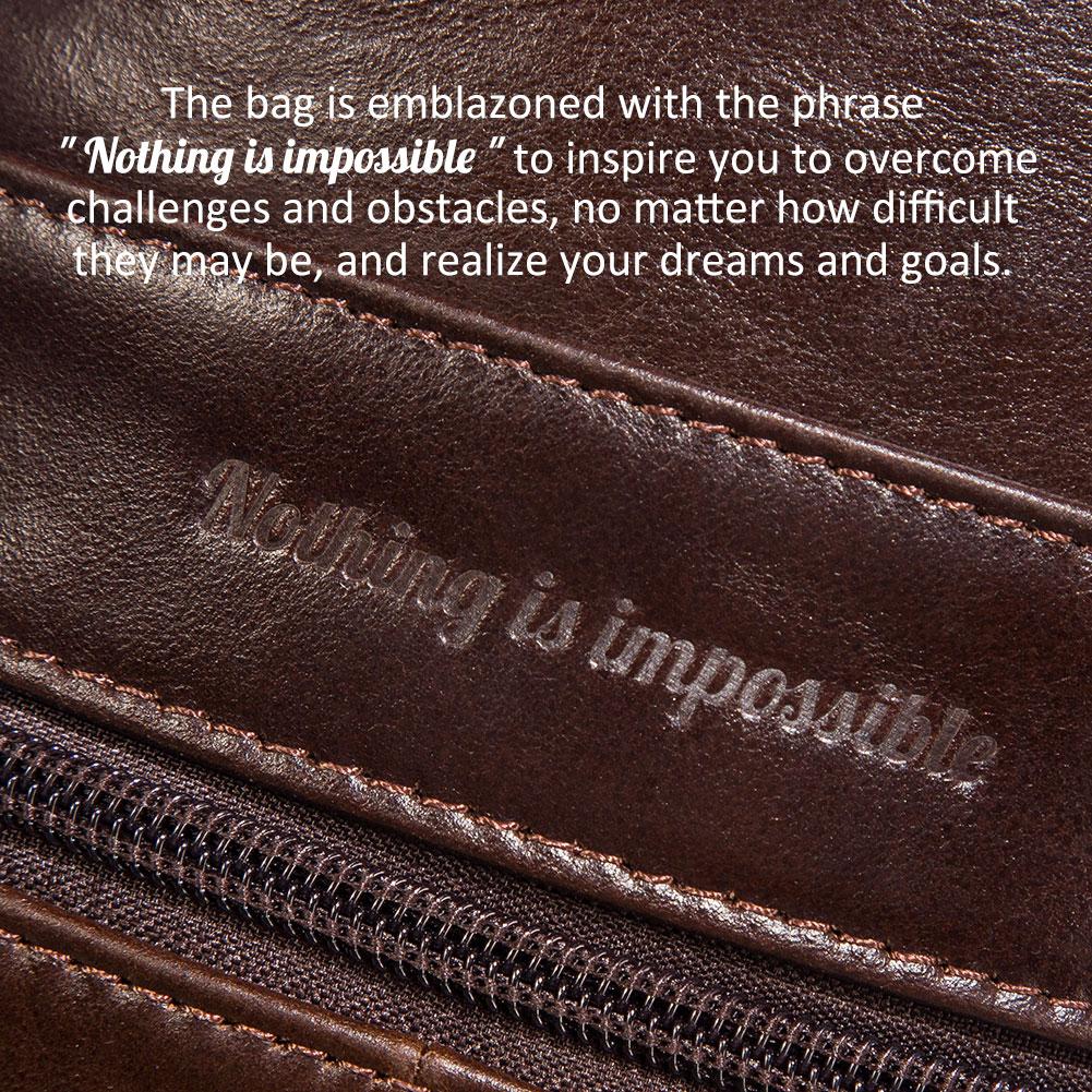 Кожаная нагрудная сумка, вместительная многофункциональная сумка-мессенджер с USB-разъемом