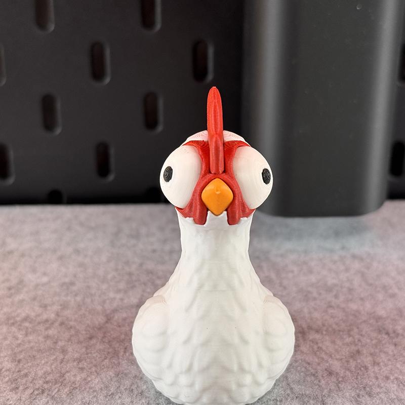 3D-печатная статуэтка курицы Фигурка цыпленка Скульптура животного Для дома/улицы Украшение для дома или автомобиля Идеальный подарок