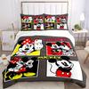 3pcs Disney Series Mickey Minnie Bedding Set - 1 Soft Quilt Cover + 2 Pillowcases, Machine Washable - Suitable for All Seasons, Perfect Gift for