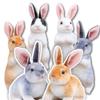Имитация длинных ушей реалистичный кролик плюшевая игрушка реалистичные животные мягкие игрушки куклы для мальчиков девочек подарок на день рождения декор комнаты