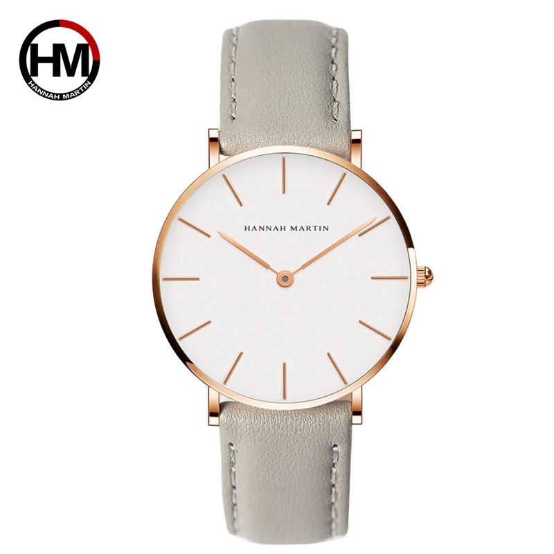 Ladies Watch Waterproof 36mm Dial Design Simple and Versatile Watch