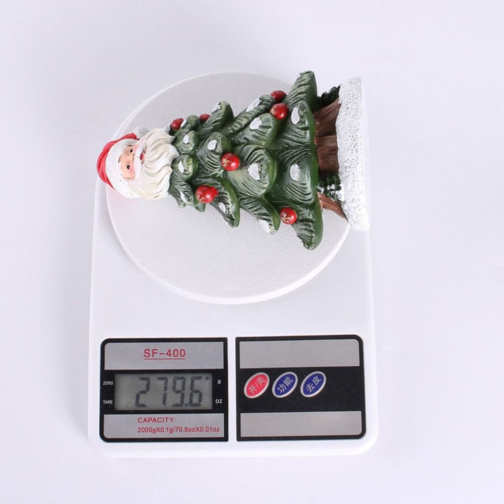 Статуя рождественской елки с рождественским украшением Санта-Клауса, нежная модель рождественской елки