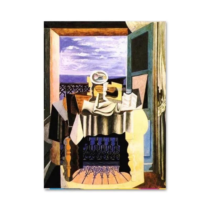 Знаменитая холщовая картина Пикассо Абстрактные граффити Фигура Постеры Принты Настенное искусство Картины для гостиной Украшение дома