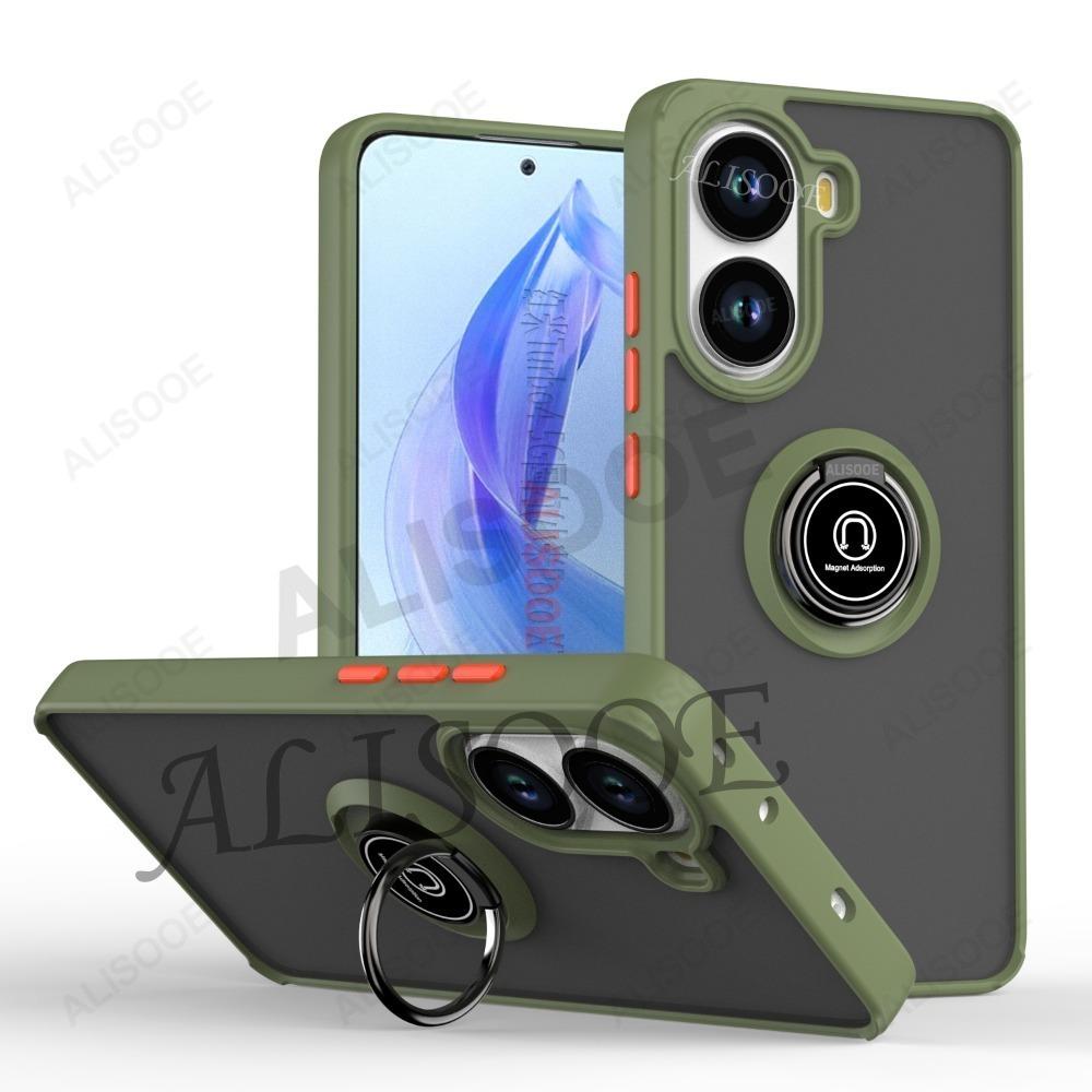 Чехол-подставка Funda для POCO X7 Pro Чехол-броня с держателем-кольцом Защитная крышка для Xiaomi Redmi Turbo 4 Ударопрочный чехол