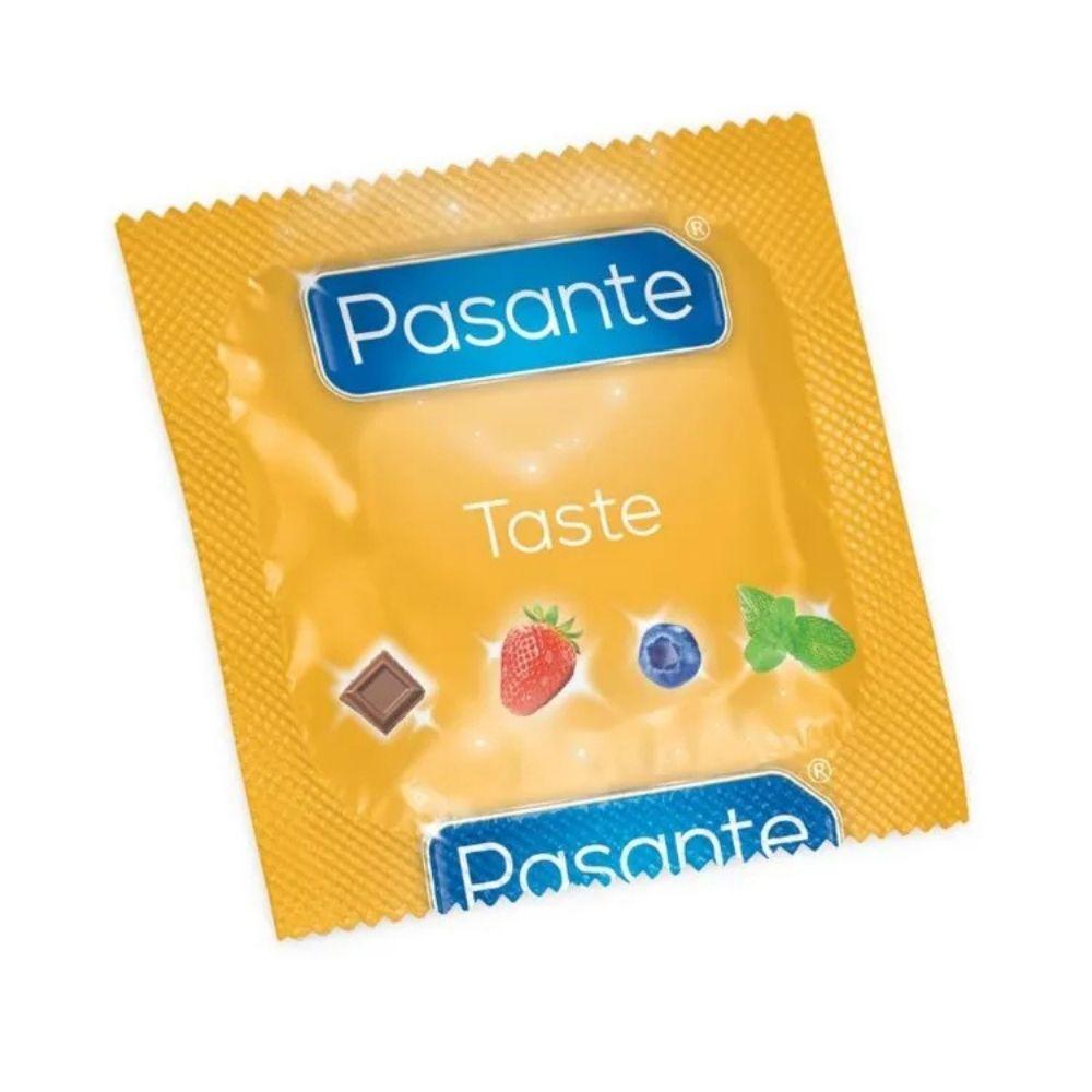 Pasante Taste Flavored Condoms 12 Pack - Assorted Flavors