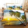 Hawaii Beach Sea Bedding Set Quilt Cover For Kids Boys Girls Duvet Cover Set Summer Themed Comforter Cover King Queen Full Sizer