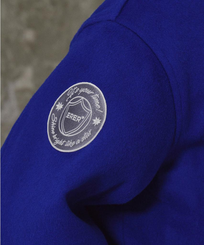 Erer Nautical Varsity Jacket Blue