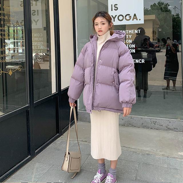 Новая женская короткая куртка, зимняя толстая хлопковая стеганая куртка с капюшоном, женские корейские свободные пуховые парки, женская верхняя одежда больших размеров