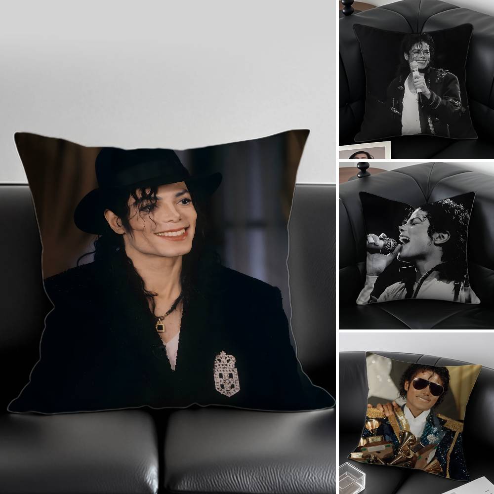 Singer MMichael JJackson Pillow Case SkinFriendly And Comfortable Fabric Pillowcase Lnvisible Lilky Zipper