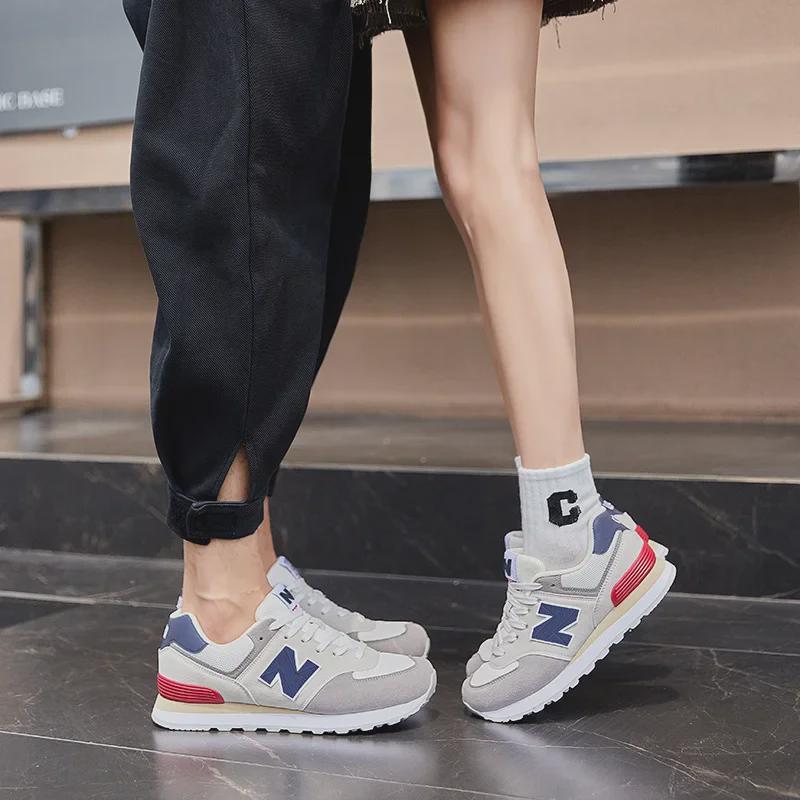 Спортивная обувь New Balance 574 на весну и осень — модные, дышащие кроссовки для бега для мужчин и женщин