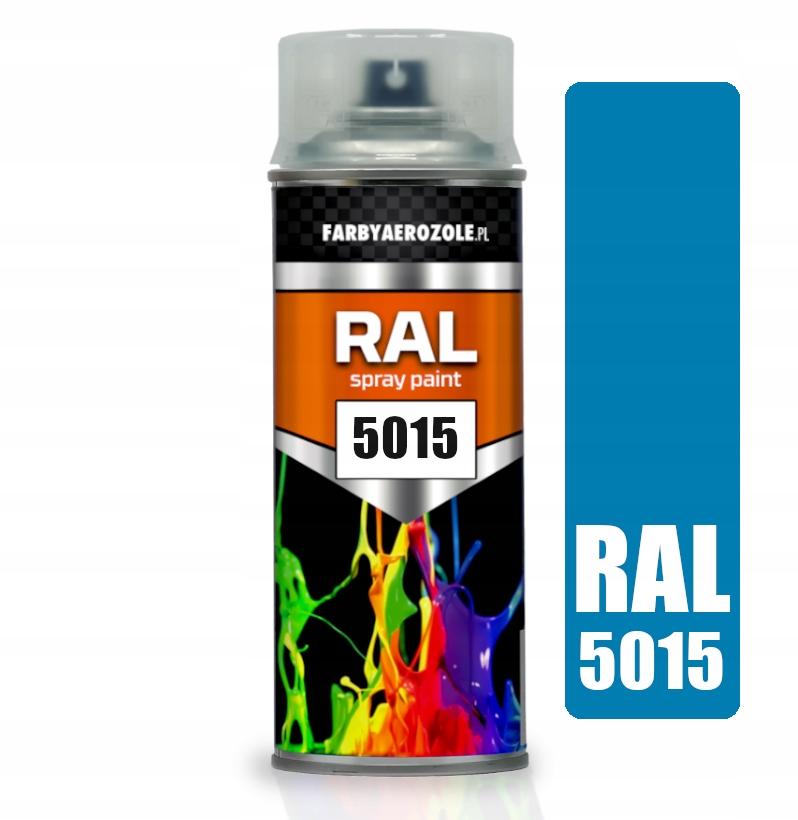 ACRYLIC SPRAY VARNISH RAL 5015 Sky Blue Semi-matt 400ml