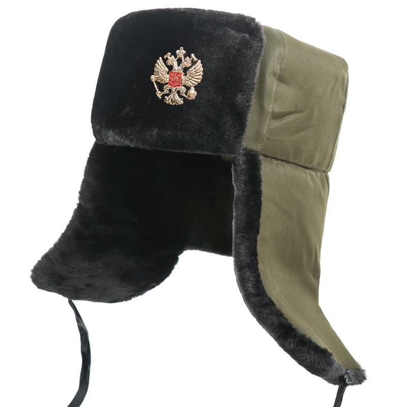 Зимняя теплая флисовая военная шапка-ушанка для мужчин и женщин, защита для улицы, велоспорта, холодная погода