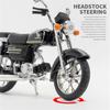Масштаб 1/10 Honda Jialing Jh-70 Сплав Классические Модели Мотоциклов Литье под Давлением Металл Имитация Модель Мотоцикла со Звуком и Светом Подарок для Детей