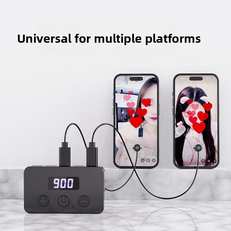 Universal Auto Clicker For Mobile Phones With Usb Rechargeable Power And Clamp Phone Stand
