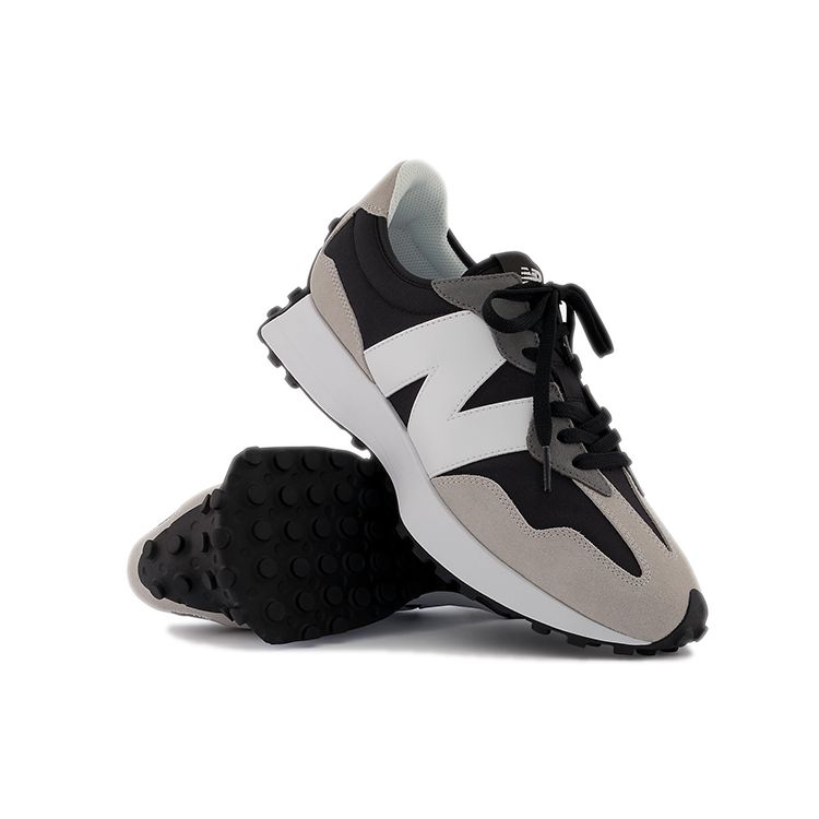 New Balance Кроссовки унисекс 327 черно-белые MS327BD