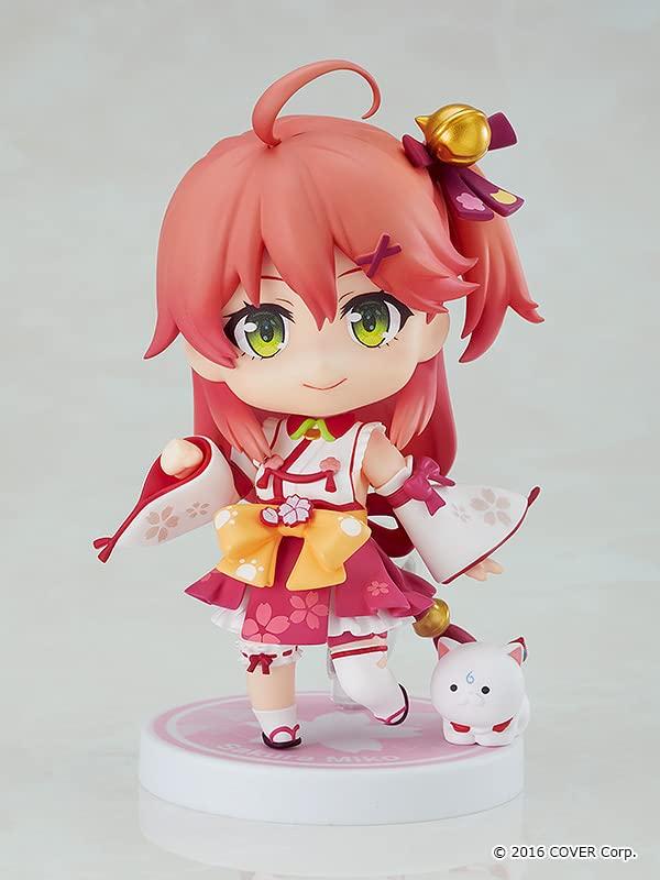 Max Factory Nendoroid Hololive Production Мико Сакура Пластиковая Раскрашенная Подвижная Фигурка Перепродажа Немасштабная