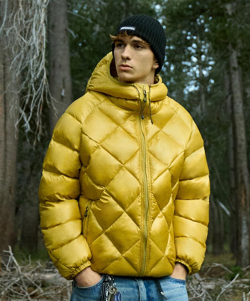 Fluke Big Oak Light Down Jacket Yellow Fpj224