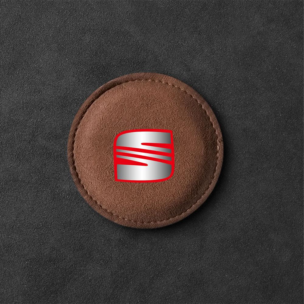 1/2/Pcs Car Anti-Slip Silicone Pad Water Cup Holder Drink Coaster For SEAT Ibiza FR mk1 Arona Leon Ateca Tarraco Toledo Cupra