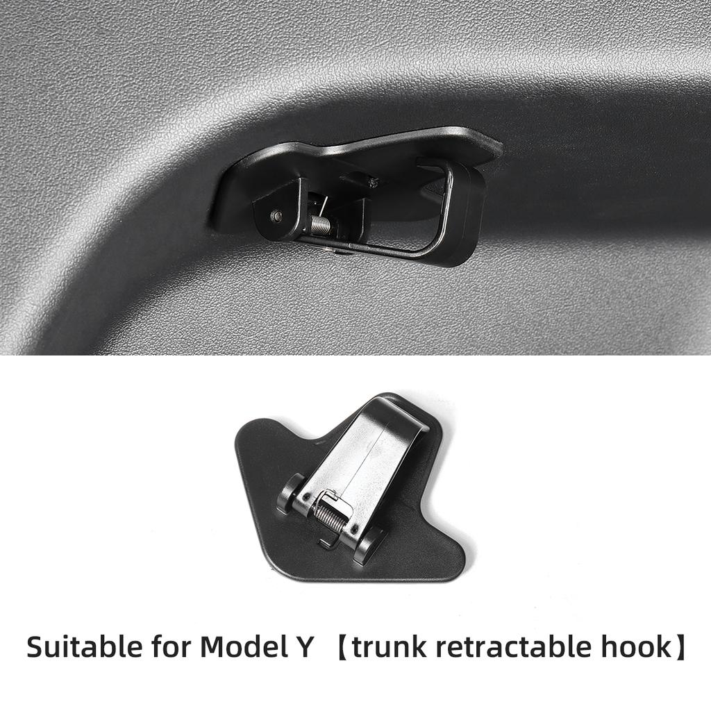 LUCKEASY For Tesla Model 3 Y Interior Modification Functional Accessories Model3 2023 Car Trunk Luggage Convenient Hook
