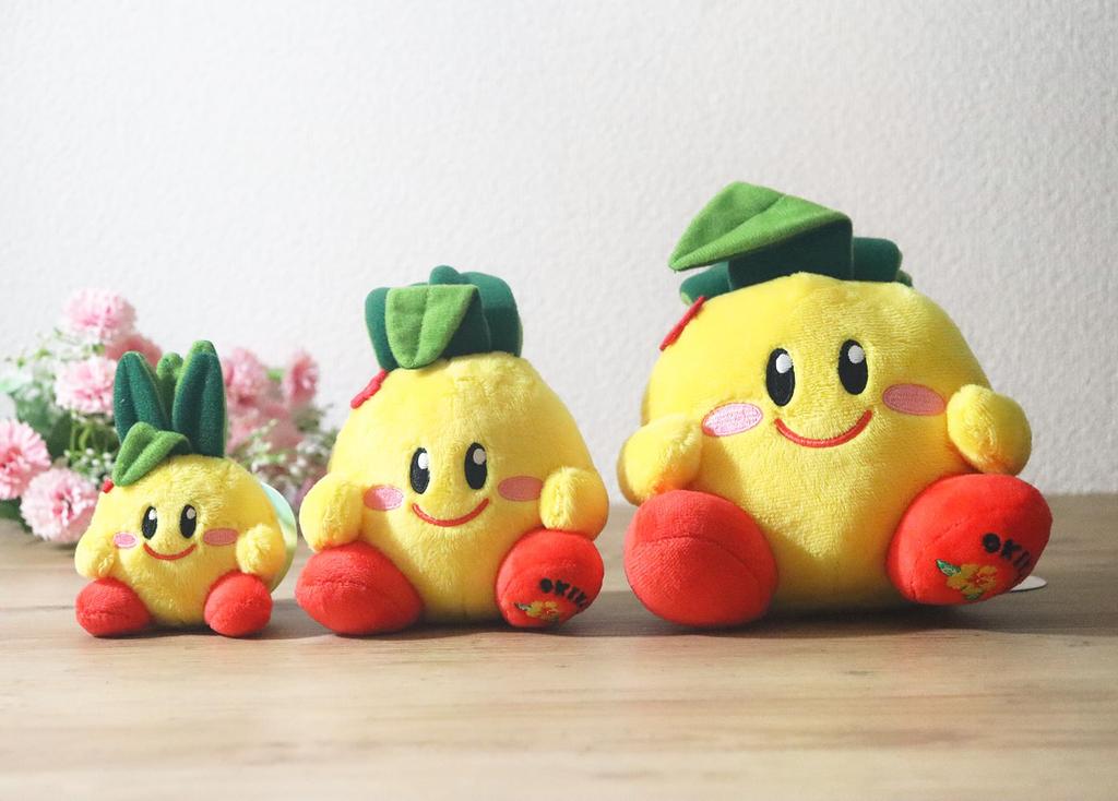 Take Off Okinawa Pineapple Plush Ball Chain