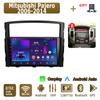 Android Carplay автомобильное радио для Mitsubishi Pajero 2006-2014 мультимедийный проигрыватель головное устройство стерео GPS навигация BT WIFI 4+64 ГБ