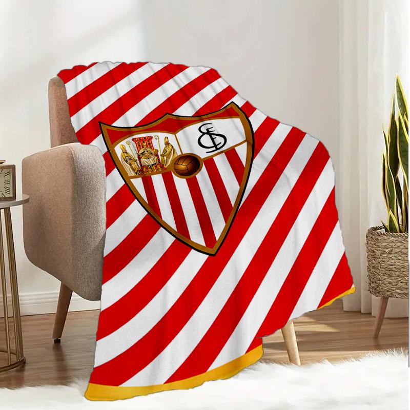 Sevi-lla Europa League Blanket Lightweight Ideal Bedding Blanket Perfect for Travel, Camping, Living Rooms, Offices, Sofas, Fan Christmas gift