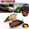 1Pair Repeater Blinker Dynamic Amber LED Turn Signal Indicator Lights for Porsche Cayenne 955 2003-2006 Car Styling