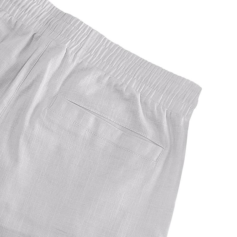 Тактическая рабочая одежда для активного отдыха, летние мужские повседневные шорты из бамбукового льна для пляжа