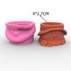 Snowman Doll Pen Holder  Silicone Molds Table Ornament Mould Plaster Making Tool Succulent Planter Mold Easy To Clean