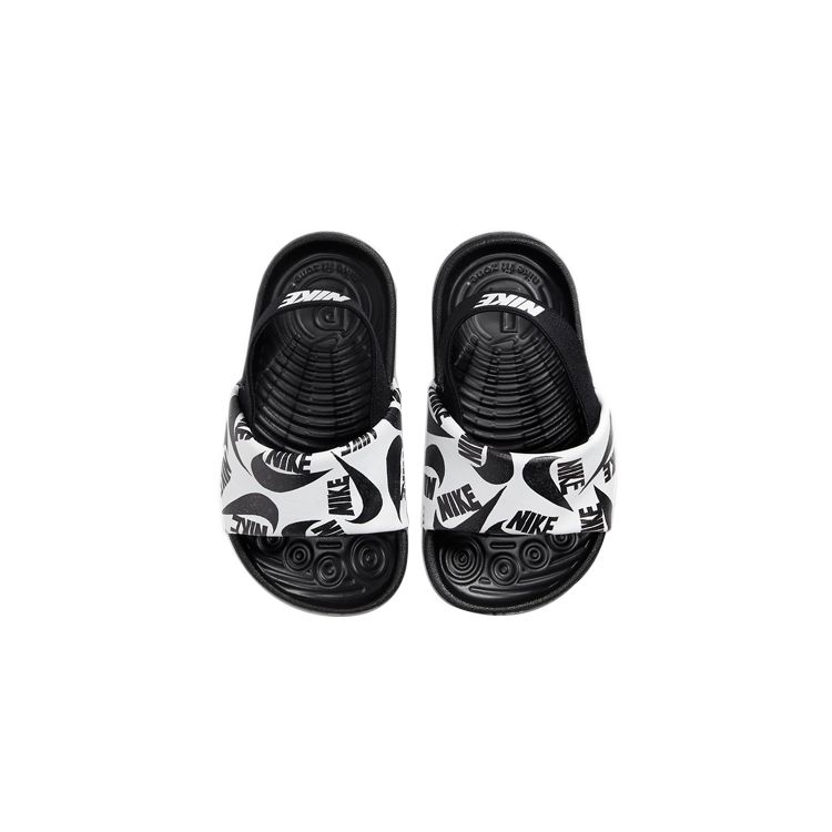 Nike Kawa Slide TD White Black Baby Sneakers CW3360-100