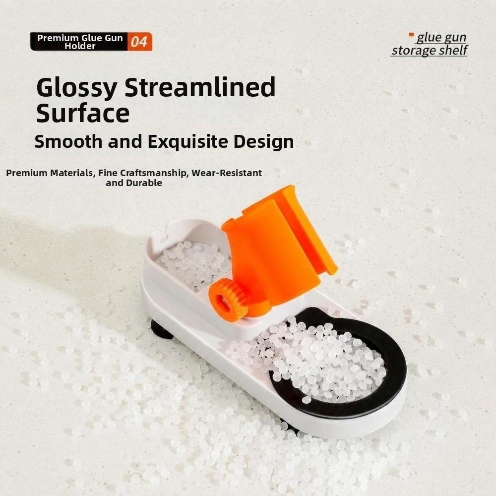 with Drip Tray Hot Melt Glue Sticks Stand Hot Melt Gluer Holder Keep Desk Tidy & Organized