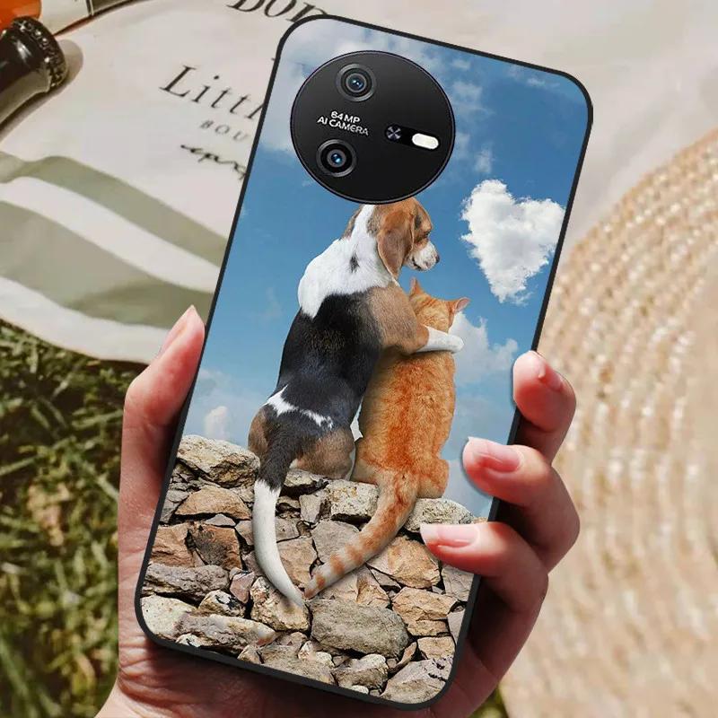Чехол для Blackview Oscal Tiger 12, крутой силиконовый TPU с рисунком, мягкая крышка для чехлов OSCAL TIGER 12, черный защитный корпус для телефона