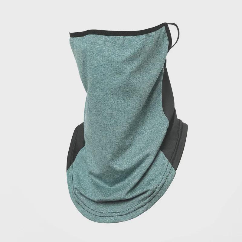 Летняя солнцезащитная маска для лица и шеи Ice Silk: Защита от ультрафиолета, цветные, пылезащитные, ветрозащитные, с креплением на ухо для езды на велосипеде на открытом воздухе
