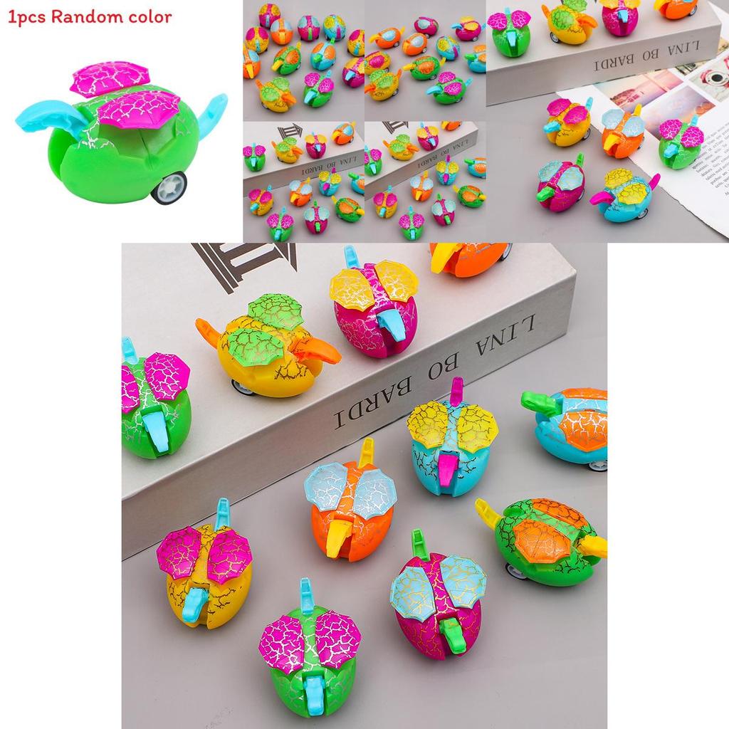 Мини инерционная модель динозавра в форме яйца, детская игрушечная машинка для дошкольников, для развития и игры