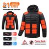 USB Heated Cotton Coat with Four-Zone Heating for Autumn and Winter