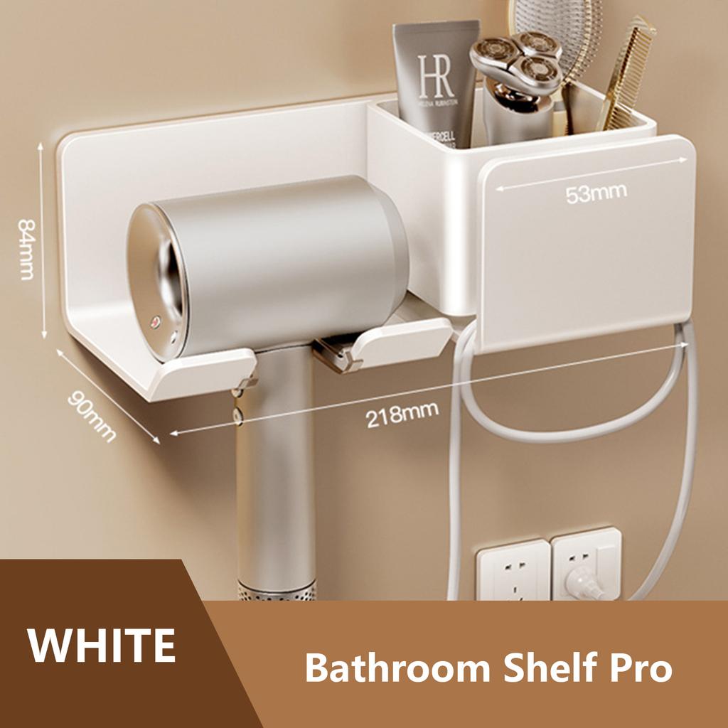 Держатель для фена, настенная подставка для сушилки, подставка-выпрямитель, органайзер для фена, коробка, держатель для унитаза, полка, аксессуары для ванной комнаты