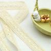 Двусторонняя хлопковая кружевная нить DIY ювелирные изделия аксессуары для одежды хлопковая кружевная нить, кружево для дивана занавески кружевной материал