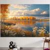 2D plane, 1 piece of background cloth in tropical style, suitable for photography studios and meditation rooms