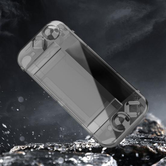 Clear Protective Case Full Protective Cover Anti-Shock Anti-Scratch Easy Plug-in Base Shell for Nintendo Switch