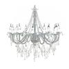 VidaXL Venetian Baroque Chandelier 12 Lights 1600 Crystals Ceiling Lamp Living Room 60339