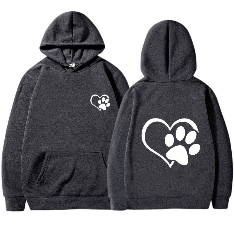 For the new men's and women's long-sleeved printed tops in 2025 choose streetwear as a couple's hoodie for autumn and winter