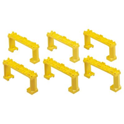 TAKARA TOMY Plarail J-22 Двухпутная блочная опора (6 шт.)