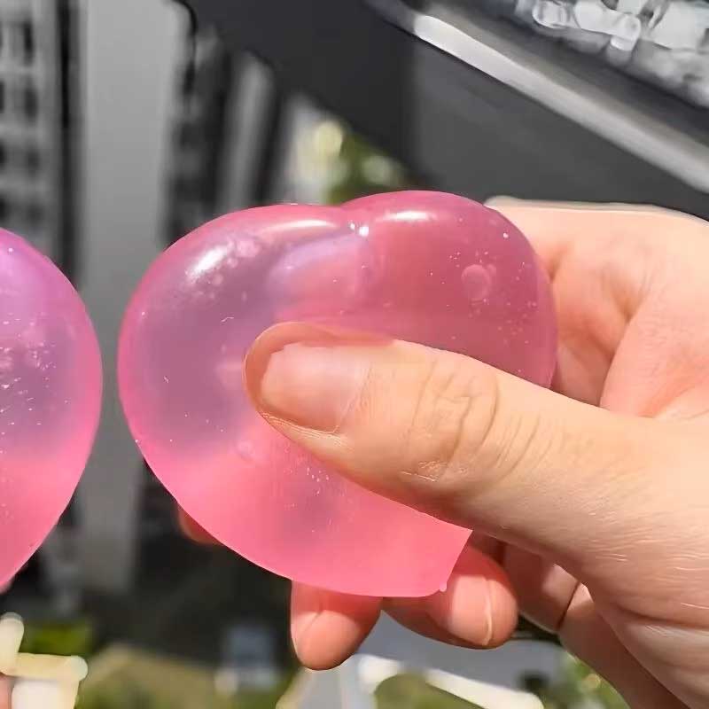 Loving Squeeze Toys - Light-Activated Color-Changing Learning Work Stress Relief Toys With Elastic Recovery For Relaxation Gifts